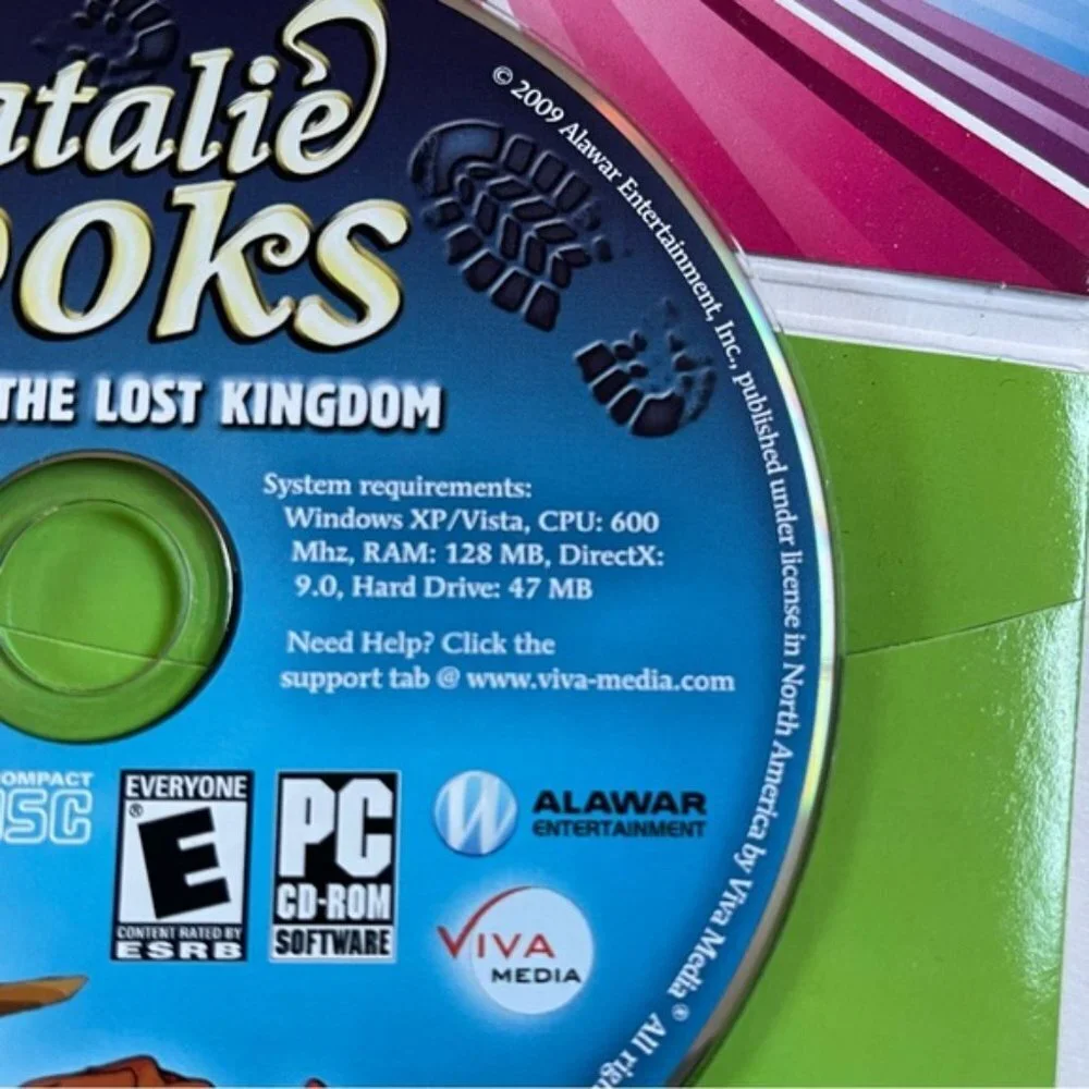 Natalie Brooks Treasure Of The Lost Kingdom PC Games CD ROM E ESRB Viva Media